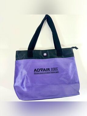 Advair Diskus Purple Promotional Tote Bag GlaxoSmithKline Drug Rep Swag